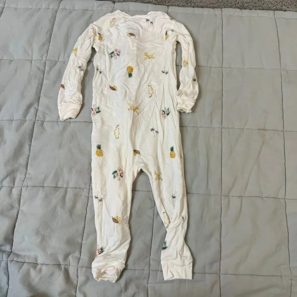 PurelySoft Carter's 18 Months Baby Girl Zippy Sleeper Bamboo Tropical Print